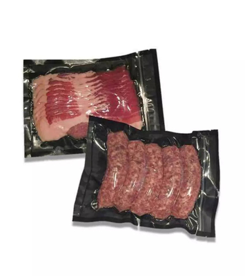 Tas Penyimpanan Freezer Penyegel Vakum Daging Hitam Bagus Untuk Memasak Sous Vide