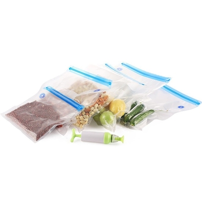 Sous Vide Bags BPA Free Reusable Vacuum Sealer Zipper Bags Untuk Penyimpanan Makanan