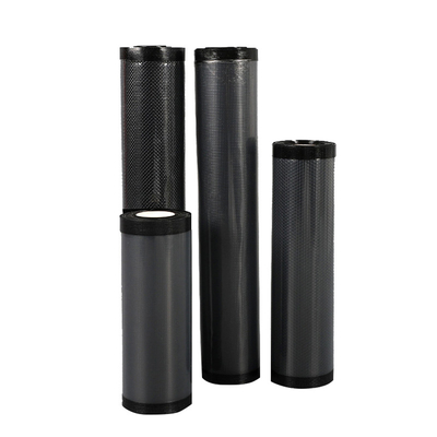Precut Heat Black Vacuum Seal Roll Embossed Vacuum Sealer Rolls