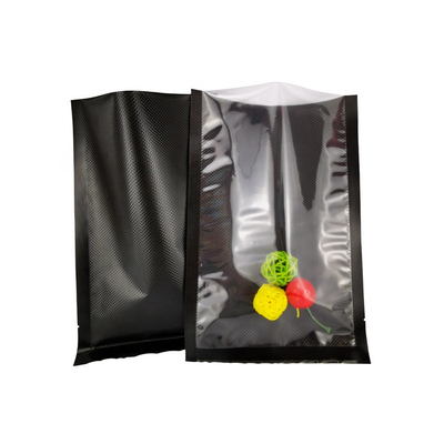 Food Grade All Black BPA Free Plastic Bag Heat Seal Nylon Vacuum Sealer