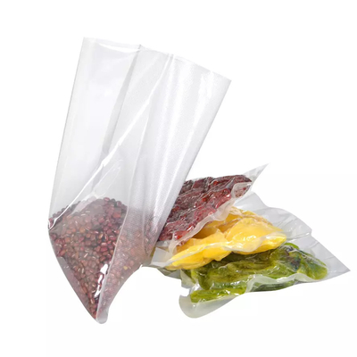 Tas Kemasan Vakum PA PE Kustom Dicetak Tas Penyimpanan Segel Plastik Makanan Timbul