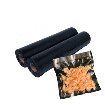 PA PE Sous Vide Black Vacuum Sealer Bags Untuk Penyimpanan Daging Sayuran