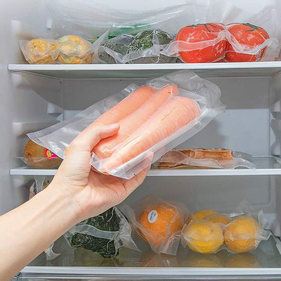 Kantong Makanan Segel Panas Polypropylene Bening Timbul Sous Vide Dapat Didaur Ulang