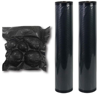 Kemasan Komposit Black Vacuum Seal Roll Barrier Gulungan Penyimpanan Makanan Rebus