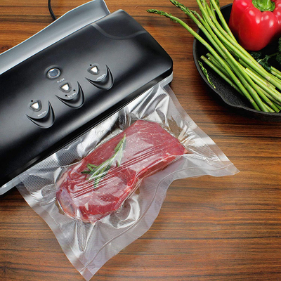 SGS Plastik Transparan Timbul Tas Vacuum Sealer Gulungan Kemasan Kacang
