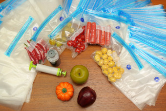 Penyimpanan Plastik QS Sous Vide Bags BPA Free Zipper Top Bags