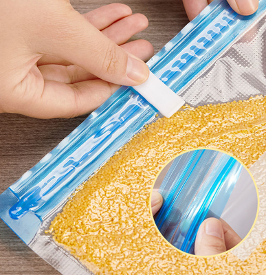Vacuum Sealer Zipper Sous Vide Bag Tas Vakum Freezer yang Dapat Ditutup Kembali