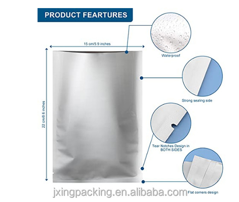 Kantong Plastik Polypropylene Mylar Moisture Proof Vacuum 3 Side Sealed bag