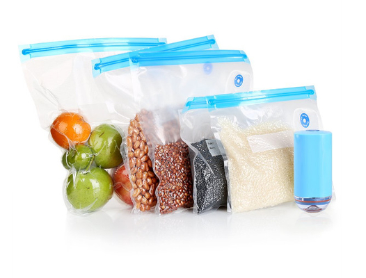 Tas Tertutup Uarter Tas Makanan Vakum Reusable Meat Saver Sous Vide
