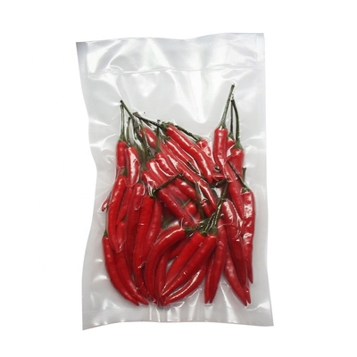 QS SGS Tiga Sisi Segel Vakum Sealer Tas Makanan Daging Brengsek Tas Penyimpanan Plastik 7cm * 10cm