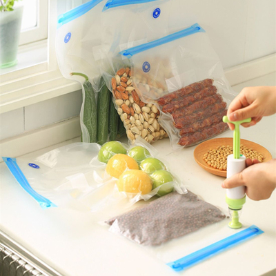 Sous Vide Bags BPA Free Reusable Vacuum Sealer Zipper Bags Untuk Penyimpanan Makanan
