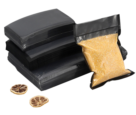 Tugas Berat QS Clear Black Vacuum Seal Bags Precut 5mil Dapat Didaur Ulang