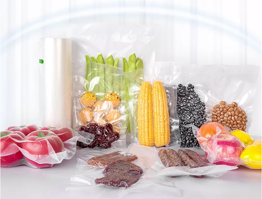 280 * 350mm Disalurkan Kantong Makanan Transparan Kantong Plastik Polypropylene Disesuaikan SGS