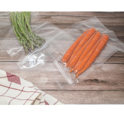 Polypropylene BPA Free Food Vacuum Zipper Bags Chamber Pouches Penyimpanan Makanan