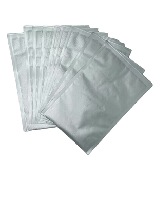 QS Waterproof Timbul Mylar Vacuum Sealer Bags Metalized Silver Resealable