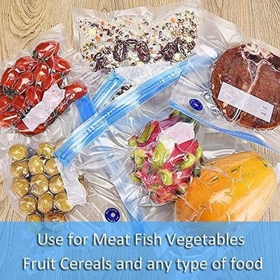 Vacuum Sealer Zipper Bags Sous Vide bags untuk makanan BPA Free Reusable Resealable