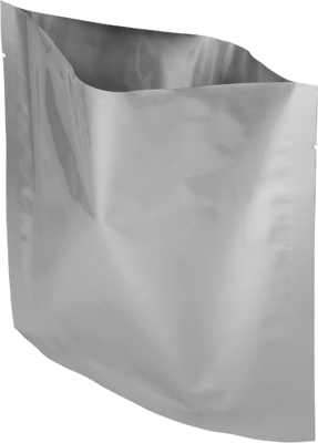 Silver Mylar Flat Bags Tas Kemasan Aluminium Foil Bebas BPA
