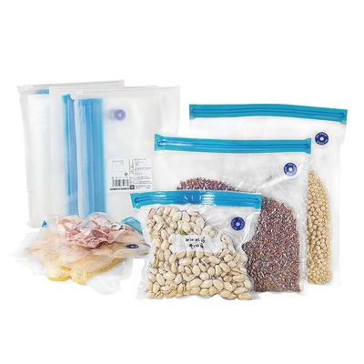 Vacuum Sealer Zipper Bags Sous Vide bags untuk makanan BPA Free Reusable Resealable