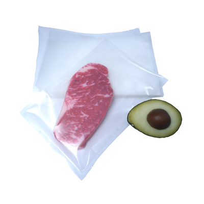 Tas Penyimpanan Bertekstur Sayuran SGS Vacuum Sealer Makanan Hih Transparan