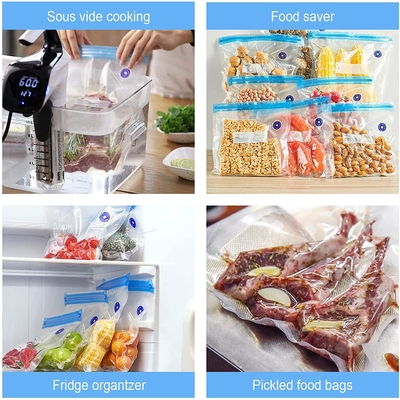 Hot Sale Pa / pe Compressed Sealing Zipper Vacuum Storage Bags Untuk Makanan