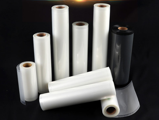 QS Moisture Proof Food Vacuum Pack Rolls Timbul Mesh Bertekstur Menyesuaikan