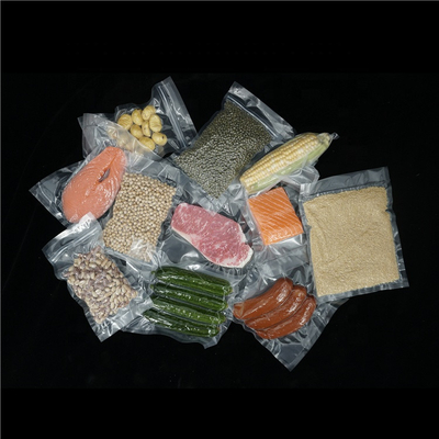 Tas Vakum Nilon Transparan Bebas BPA Gulungan 11x50 inci Untuk Penyimpanan Makanan