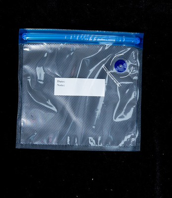 Polyethylene Custom Sous Vide Bags Zipper Vacuum Kitchen Foods 1300ml