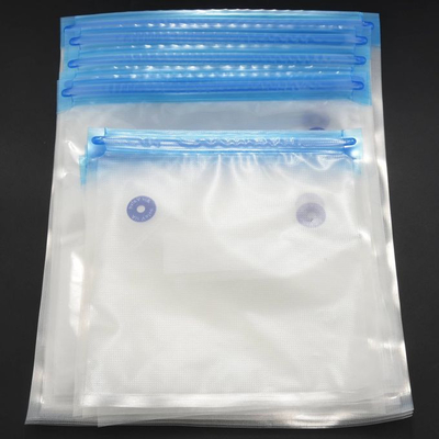 Food Zip Loc Resealable Zipper Sous Vide Bags Dengan Pumpk Genggam