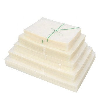 QS SGS Tiga Sisi Segel Vakum Sealer Tas Makanan Daging Brengsek Tas Penyimpanan Plastik 7cm * 10cm