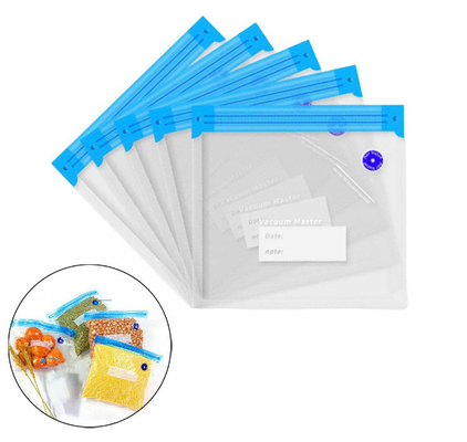 Food Zip Loc Resealable Zipper Sous Vide Bags Dengan Pumpk Genggam