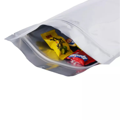 Logo Kustom Mylar Bags Stand Up Zip Lock Tas Aluminium Kemasan Makanan Bukti Bau