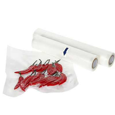 Timbul PE PA Reusable Vscuum Seal Bags Kantong Vakum Sayuran