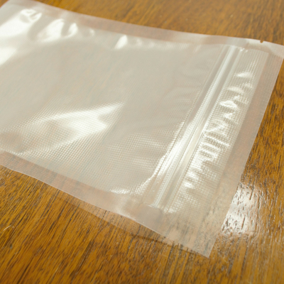 Zipper Top Food Vacuum Seal Bags 3MIL Ketebalan Mesin Pencuci Piring Kedap Udara Aman