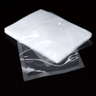 Glossy FDA LDPE Chamber Smooth Vacuum Sealer Bags Konstruksi Triple Seal