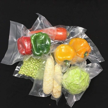 Tas Vacuum Sealer Food Grade Transparan yang Dapat Ditutup Kembali Logo Kustom