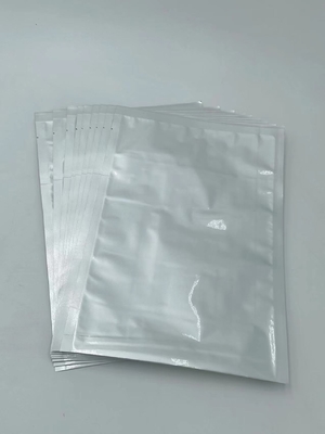 QS Waterproof Timbul Mylar Vacuum Sealer Bags Metalized Silver Resealable
