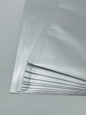 QS Waterproof Timbul Mylar Vacuum Sealer Bags Metalized Silver Resealable