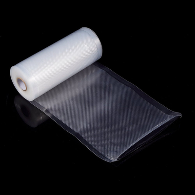 SGS Plastik Transparan Timbul Tas Vacuum Sealer Gulungan Kemasan Kacang
