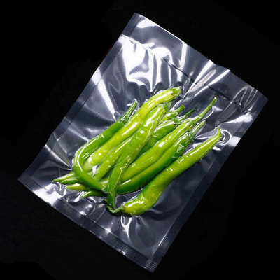 Tas Penyegel Vakum Bertekstur Cetak Gulungan Kantong Vakum PE Makanan Freezer