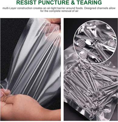 Bahan Laminasi Food Vacuum Seal Bag Roll Bertekstur Timbul