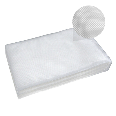 QS Frozen Food Hot Seal PE Hot Seal Kantong Plastik Menyesuaikan Merek 15cm * 25cm