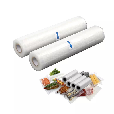 Penyimpanan Makanan Timbul Vacuum Sealer Rolls Cooking Sous Vide Nylon Vacuum Pouches