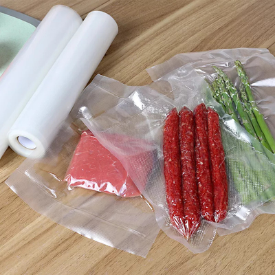 Sous Vide Plastic Embossed Vacuum Sealer Bags Untuk Food Saver Nylon Vacuum Storage Bags