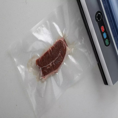 Kantong Segel Vakum Nilon Bebas BPA Kustom Dengan Persiapan Makanan Bertekstur Dan Sous Vide