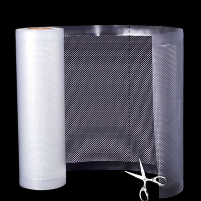 CE Plastik Timbul Vacuum Seal Bag Gulungan Penyimpanan Makanan Poly Nylon Vacuum Pouches