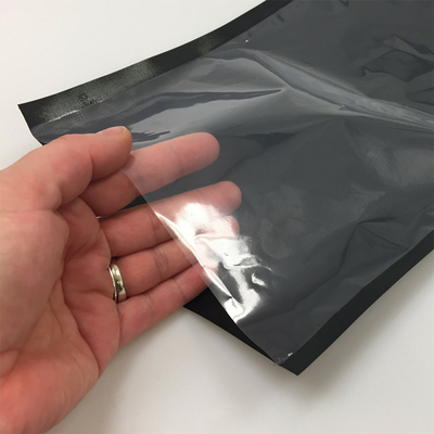 Food Grade All Black BPA Free Plastic Bag Heat Seal Nylon Vacuum Sealer