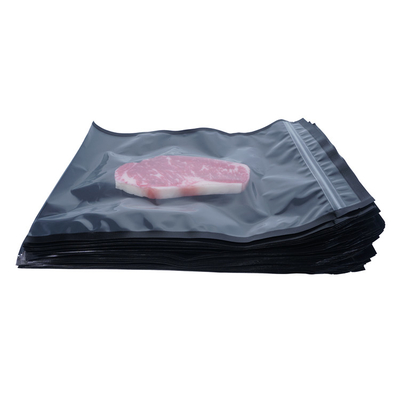 Black BPA Free Barrier Sous Vide Vacuum Bags Zipper Polypropylene Plastic Bag